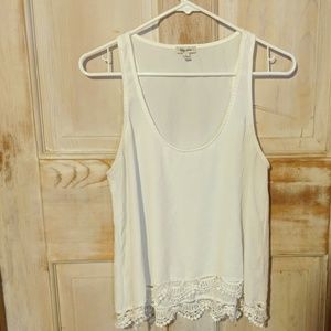 Lacy trim blouse
